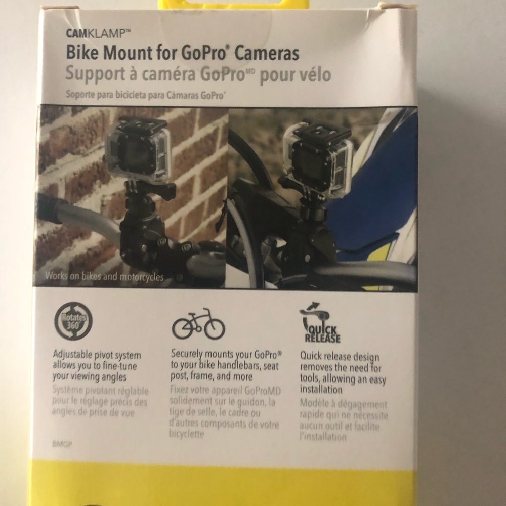 Camklamp Bike Mount for GoPro Cameras - Picture 2 of 4
